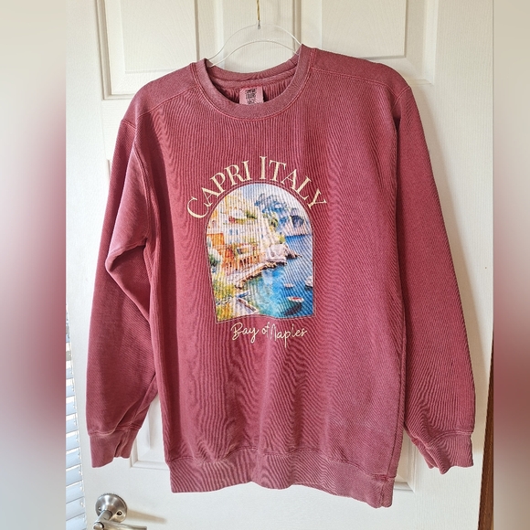 Comfort Colors Tops - Capri Italy NWOT Crew Neck Sweatshirt
